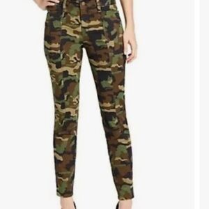 ** WillamRast Green Camouflage Skinny   Jeans